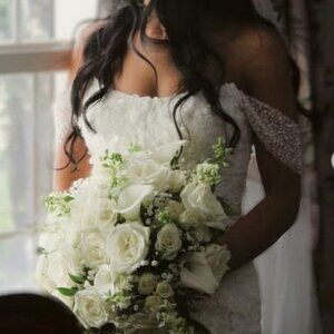 NEW NWT $2690 LUXE REDUX PRIVEE MILANI Wedding Dress FREE $350 Jasmine Straps 8